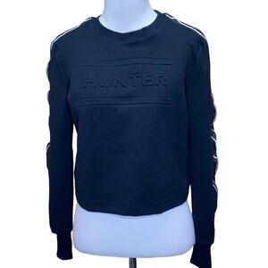 Hunter x Target Crop Sweatshirt Black XS